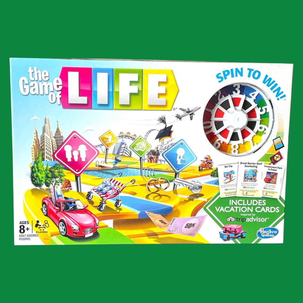 The Game of Life Board Game Your Life Your Way Investment Spin Adventures